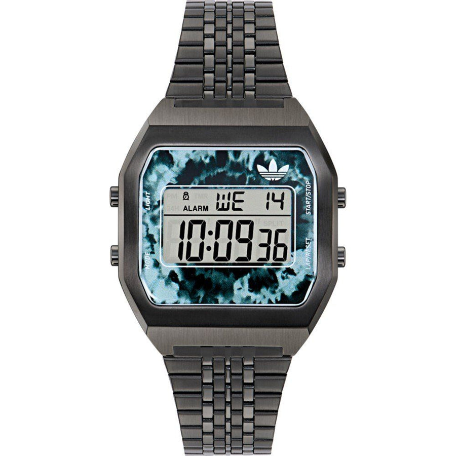 Black Stainless Steel Digital Watch