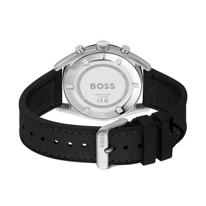 Black Synthetic Dress Watch