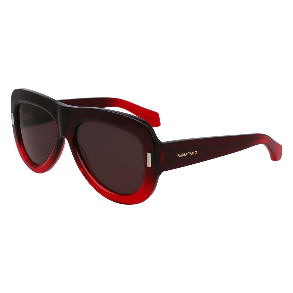 Red Acetate Sunglasses