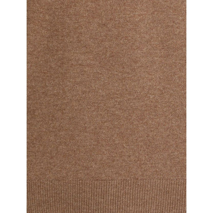 Brown Merino Wool Sweatshirt