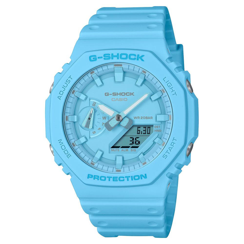 Blue Resin Sport Watch