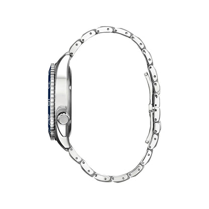 Gray Stainless Steel Dress Watch