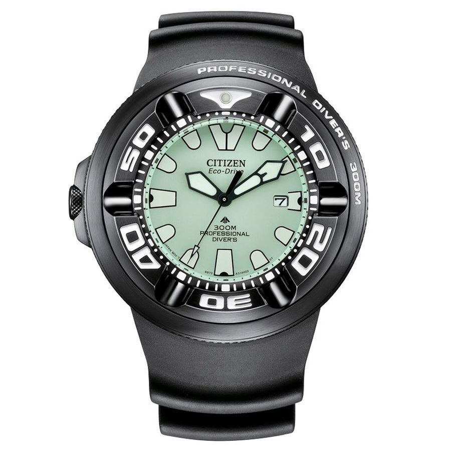 Black Rubber Sport Watch