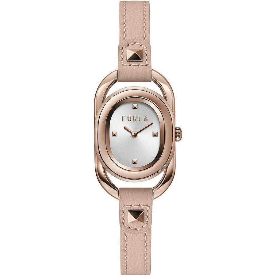 Multicolor Leather Dress Watch