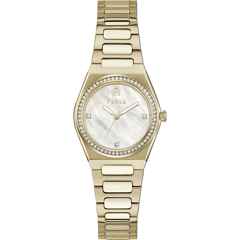 Gold Stainless Steel Dress Watch
