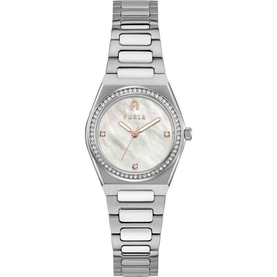 Gray Stainless Steel Dress Watch