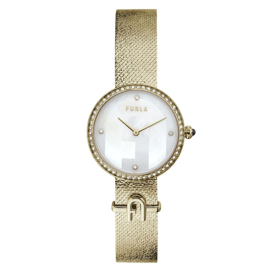 Gold Stainless Steel Dress Watch