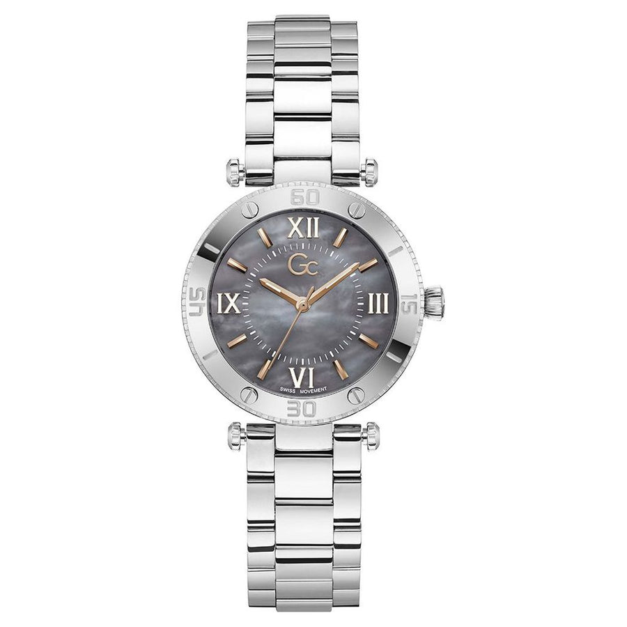 Gray Stainless Steel Dress Watch