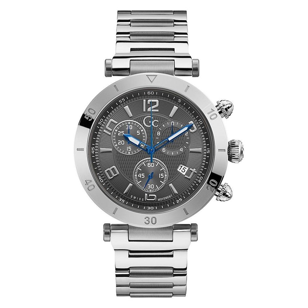 Gray Stainless Steel Dress Watch