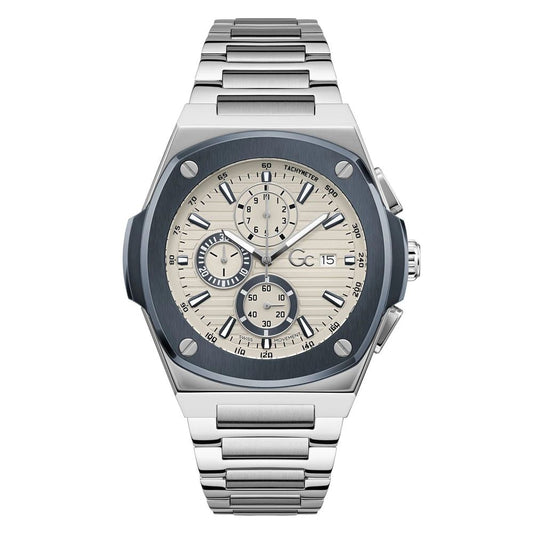 Gray Stainless Steel Dress Watch