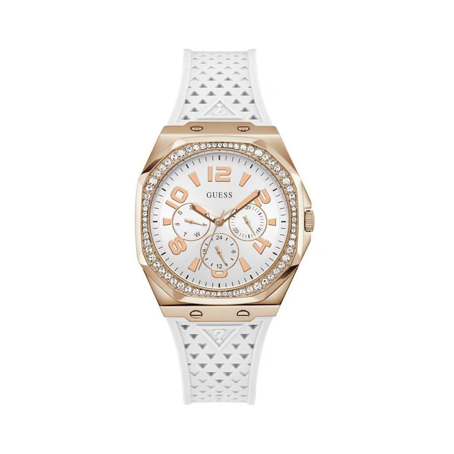 White Synthetic Dress Watch
