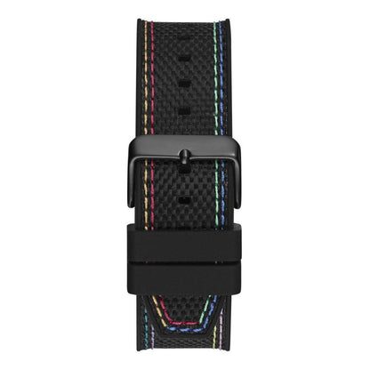 Black Synthetic Dress Watch