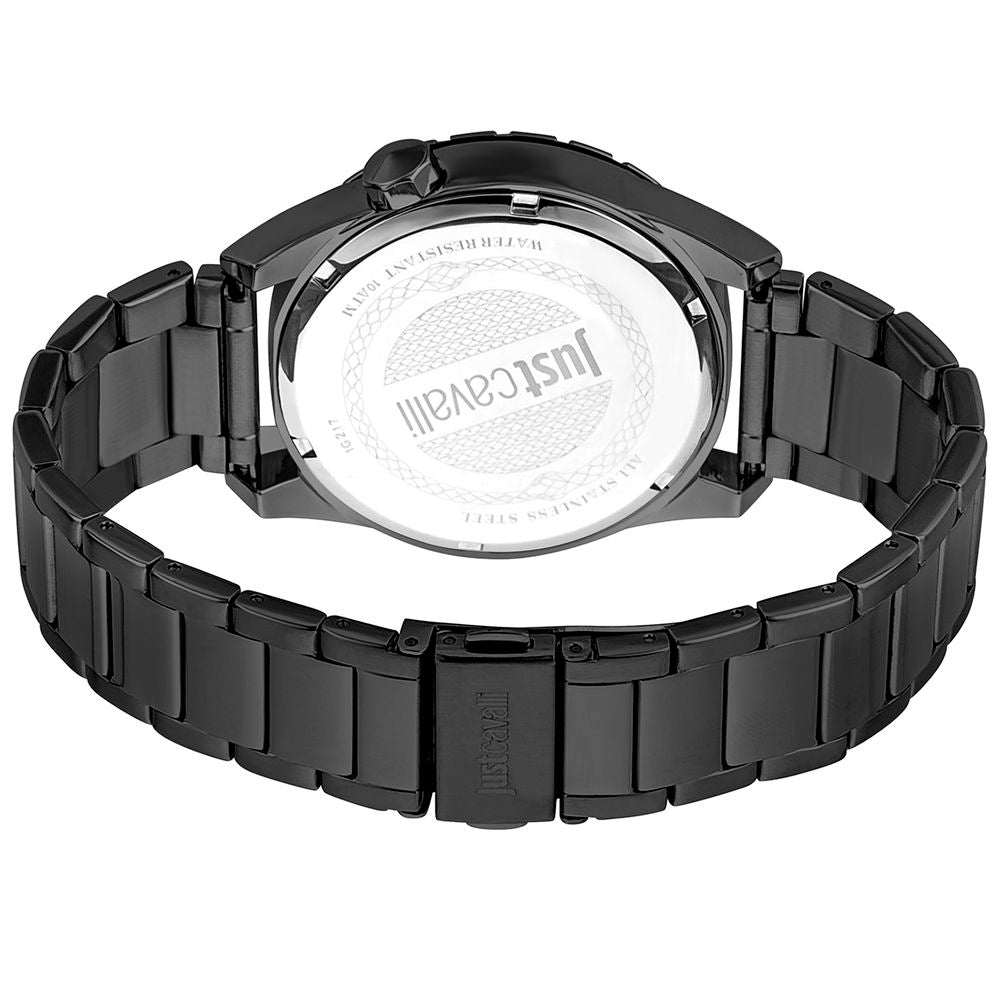 Black Stainless Steel Dress Watch