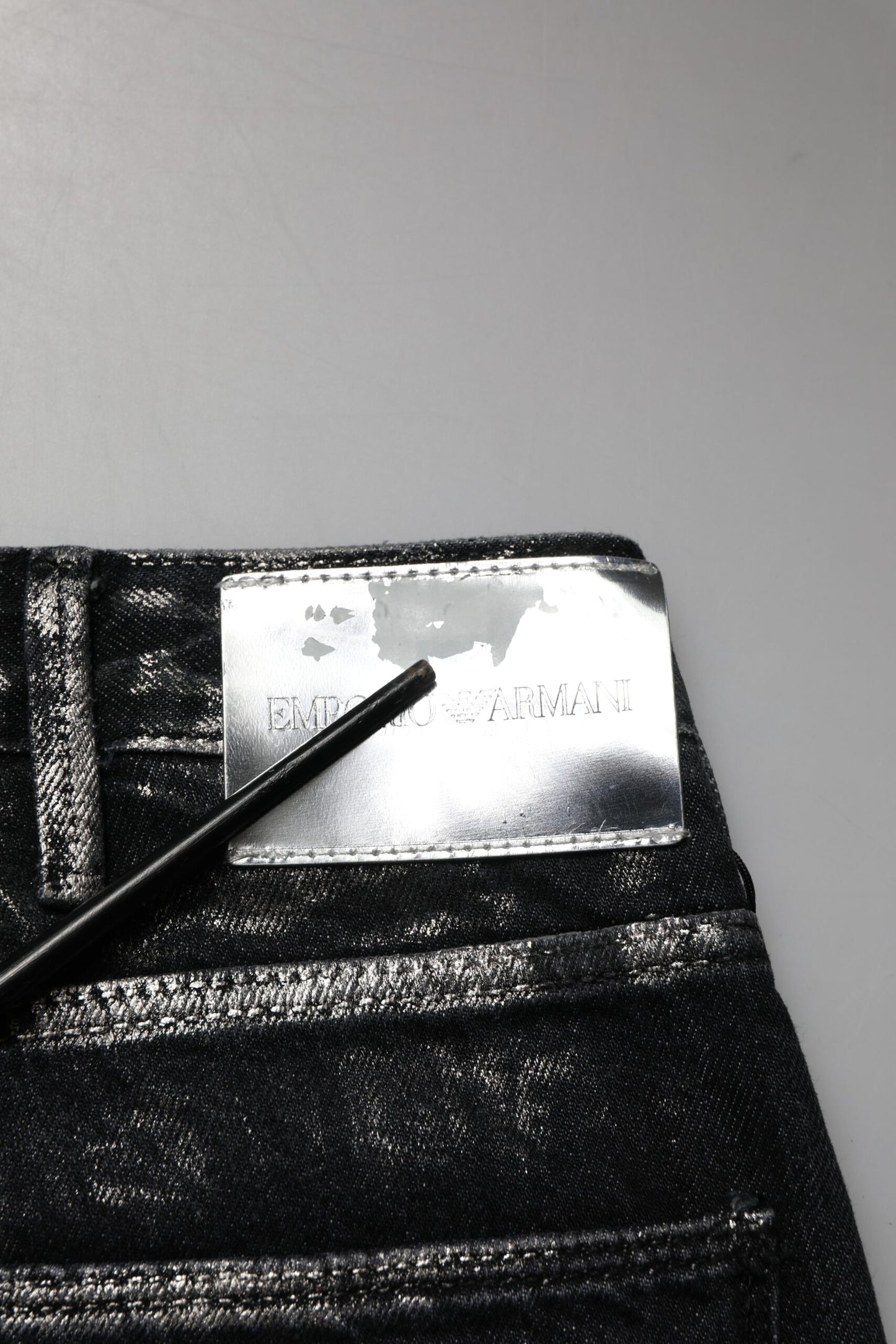 Black Washed Slim Fit Men Denim Cotton Jeans