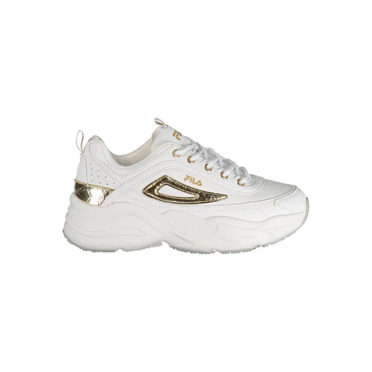 White Polyester Sneaker