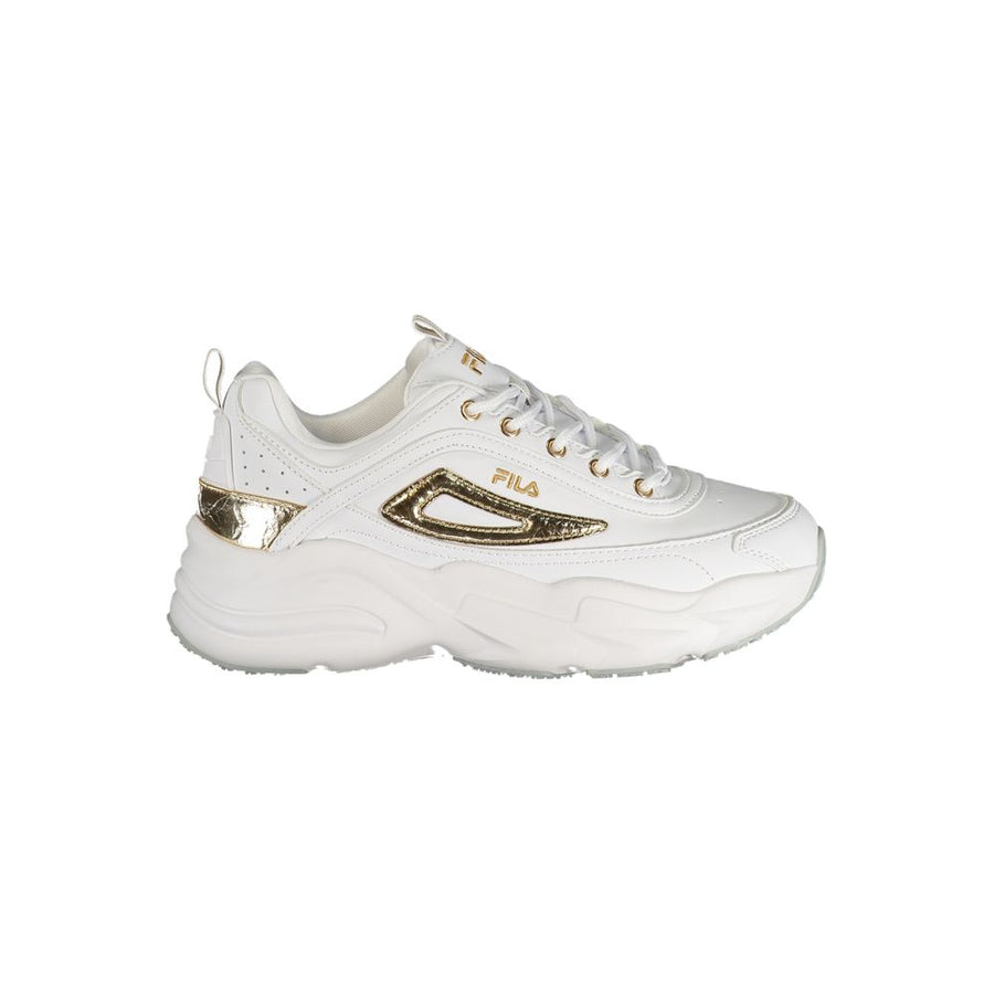 White Polyester Sneaker