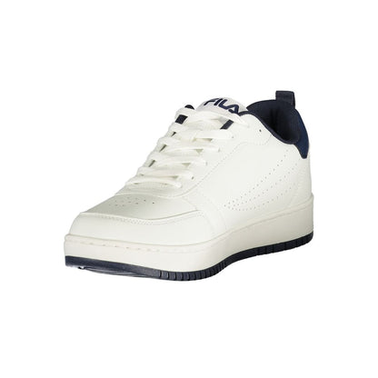 White Polyester Sneaker