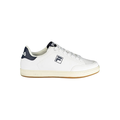 White Polyester Sneaker