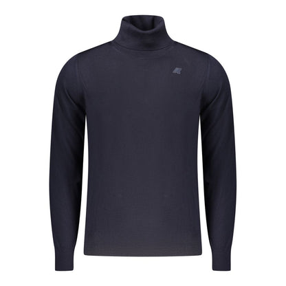 Blue Wool Men Sweater