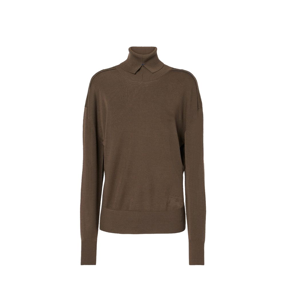 Brown Wool Sweatshirt