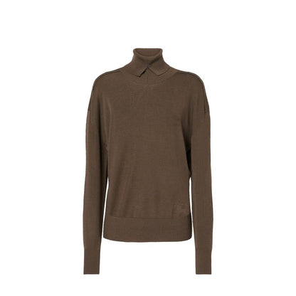 Brown Wool Sweatshirt