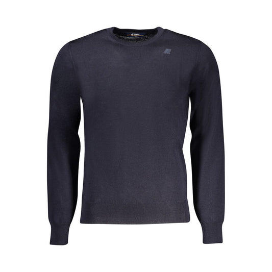 Blue Wool Men Sweater