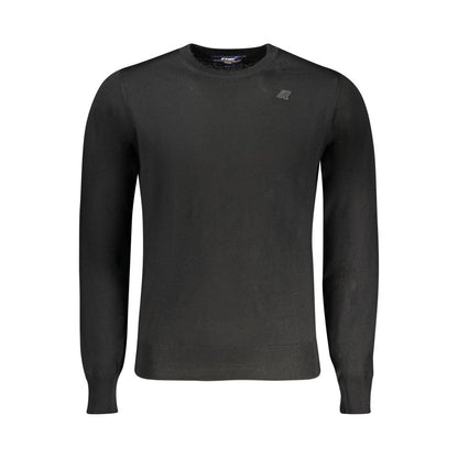 Black Wool Men Sweater