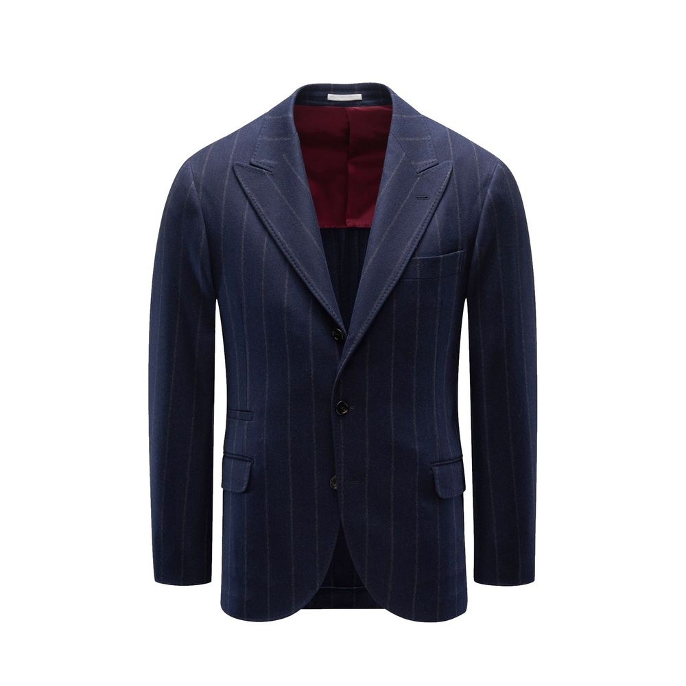 Blue Virgin Wool Blazer