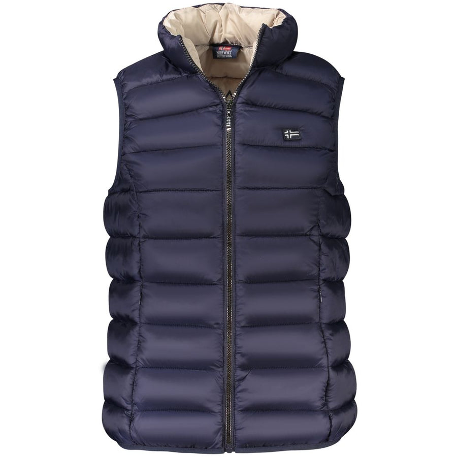 Blu Poliammide Women's Gilet
