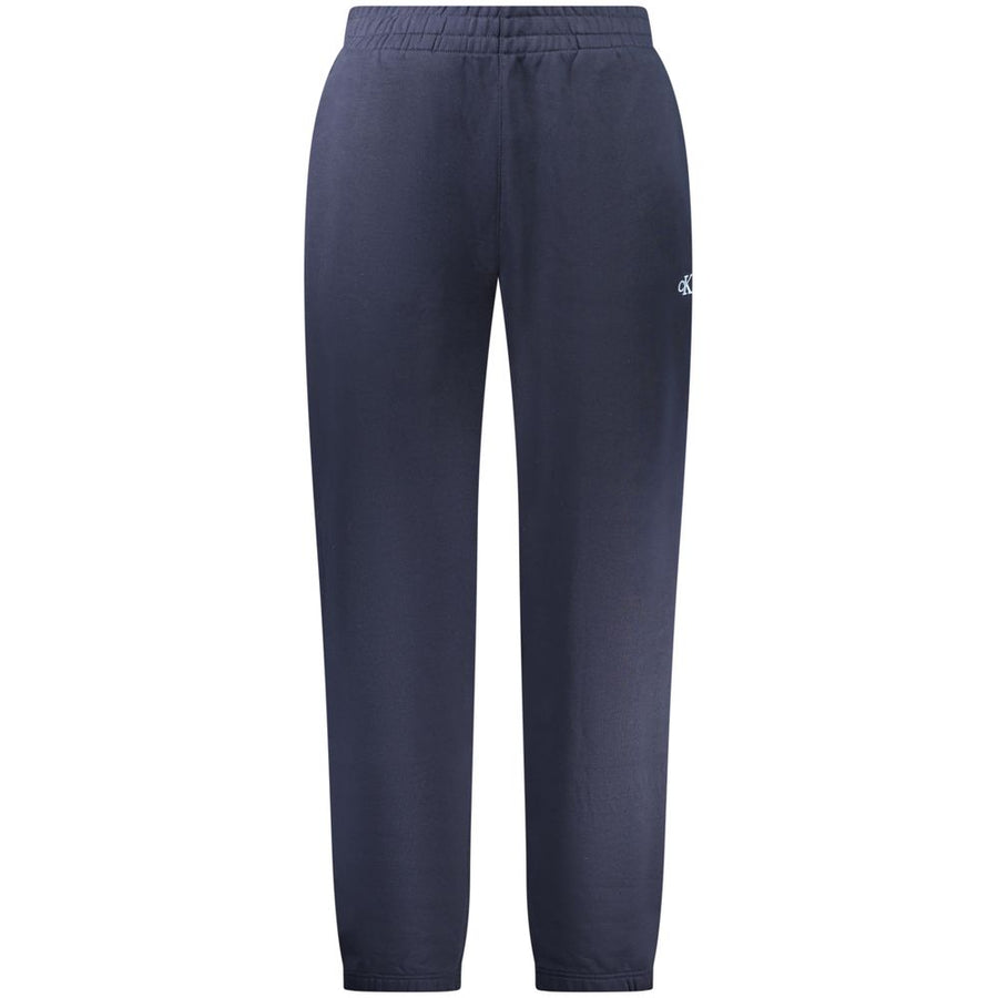 Blue Cotton Men's Sport Trouser