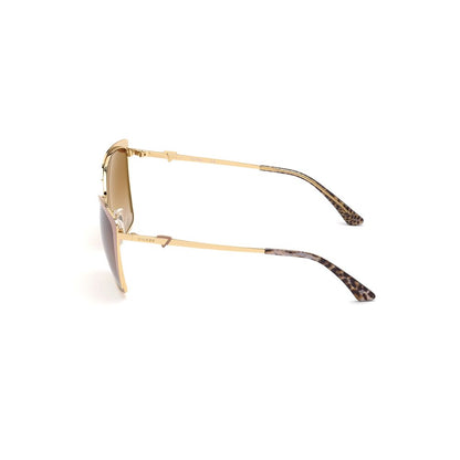Beige Metal Sunglasses