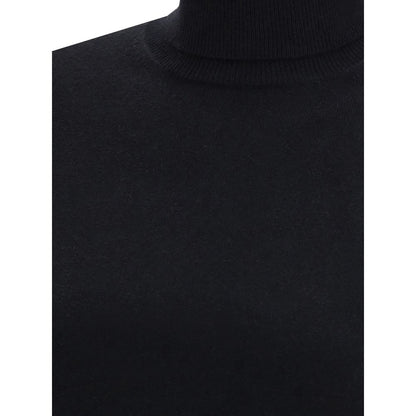 Black Wool Turtleneck