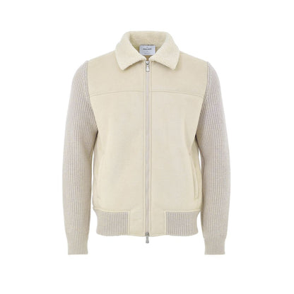 Beige Wool Jackets And Coat