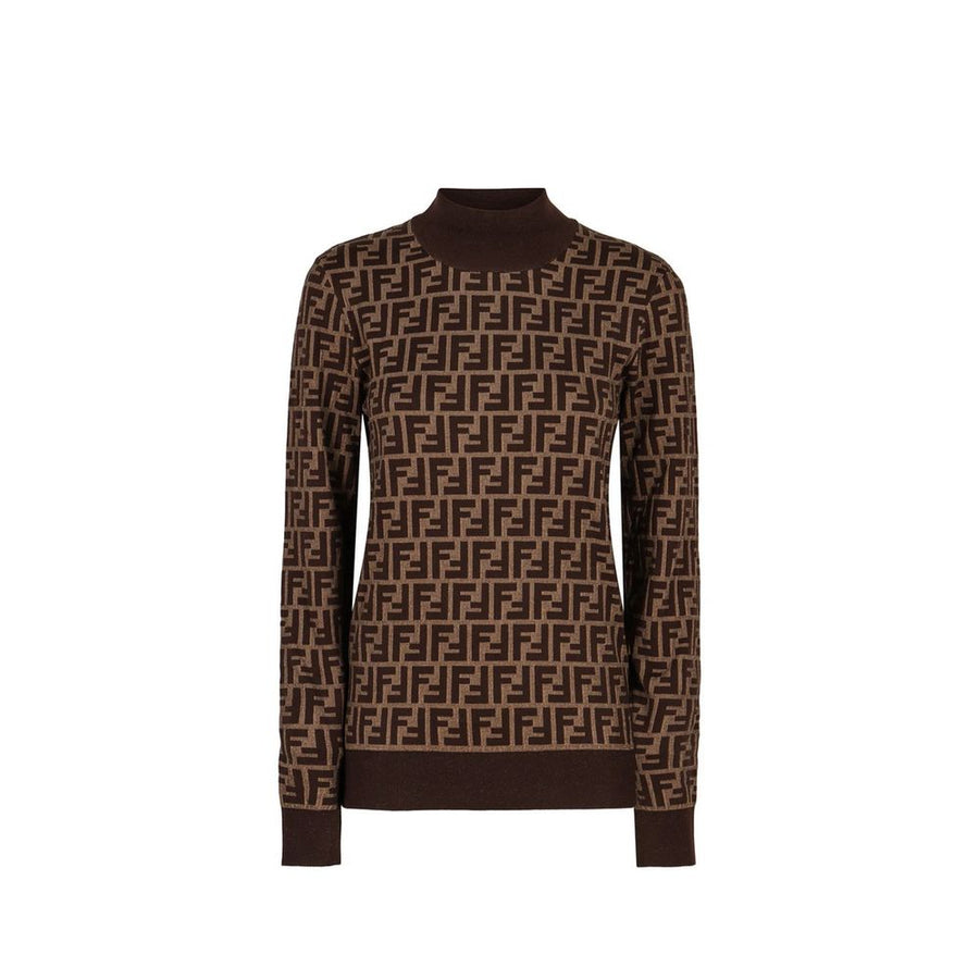 Brown Cotton Sweatshirt