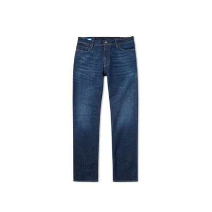 Blue Cotton Slim Fit Jeans
