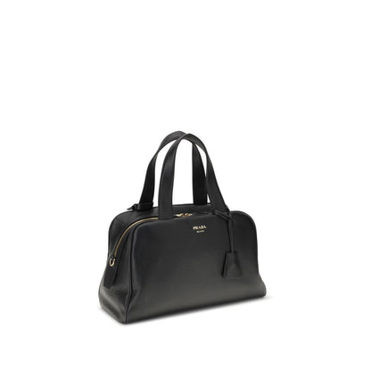 Black Calf Leather Bos Taurus Handbag