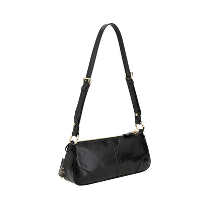 Black Calf Leather Bos Taurus Shoulder Bag