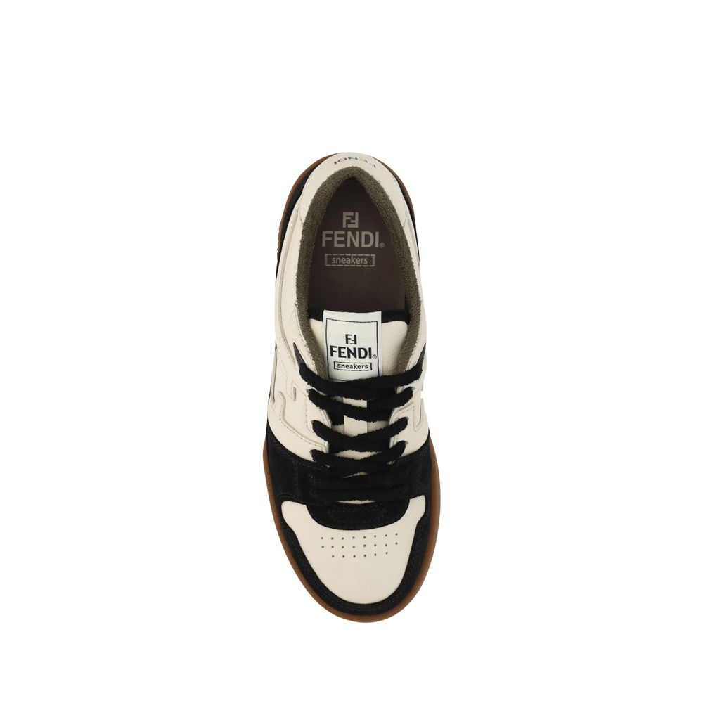 Black Calf Leather Bos Taurus Low Top Sneakers