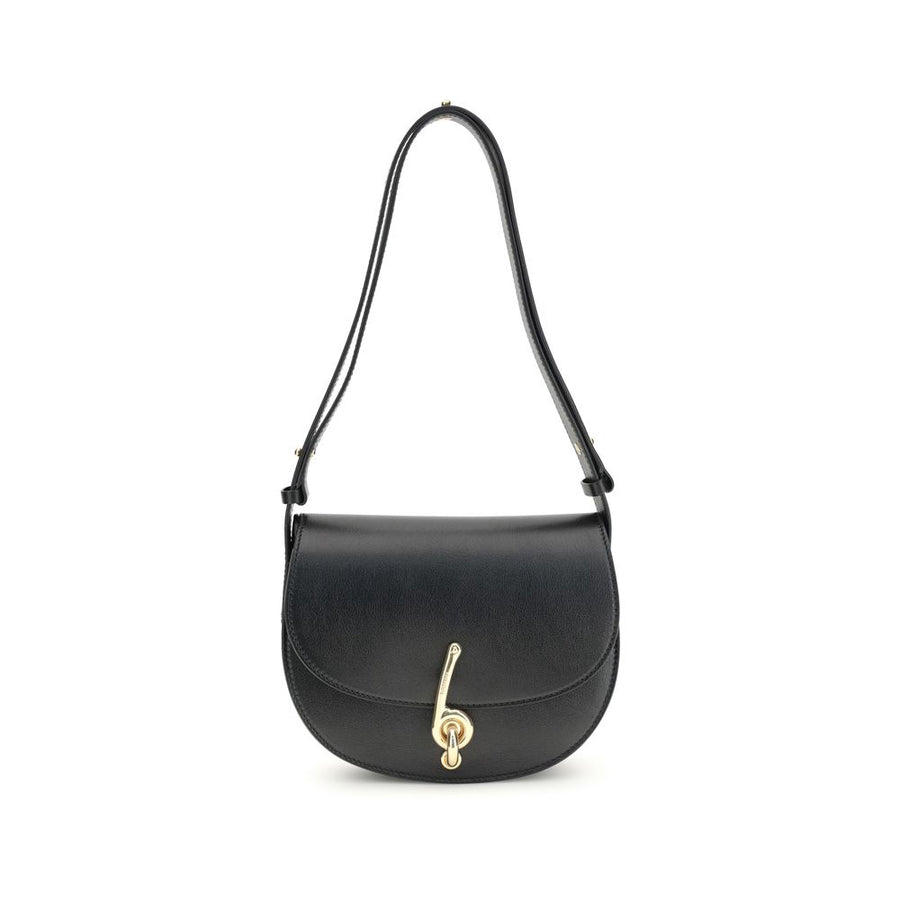 Black Calf Leather Bos Taurus Shoulder Bag
