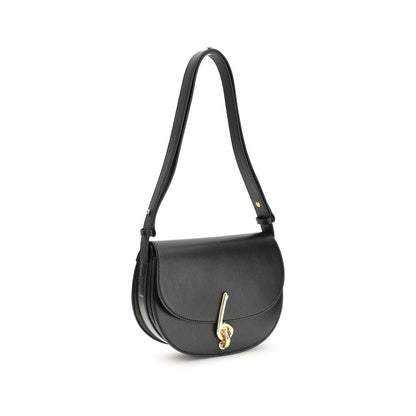 Black Calf Leather Bos Taurus Shoulder Bag