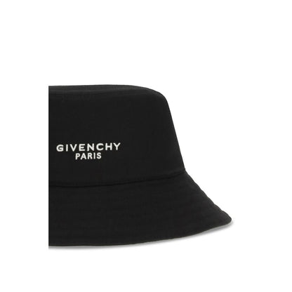 Black Cotton Bucket Hat