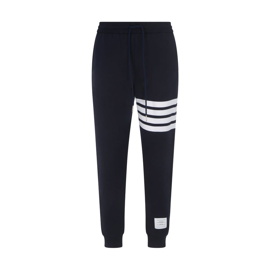 Blue Cotton Joggers (Workout Pants)
