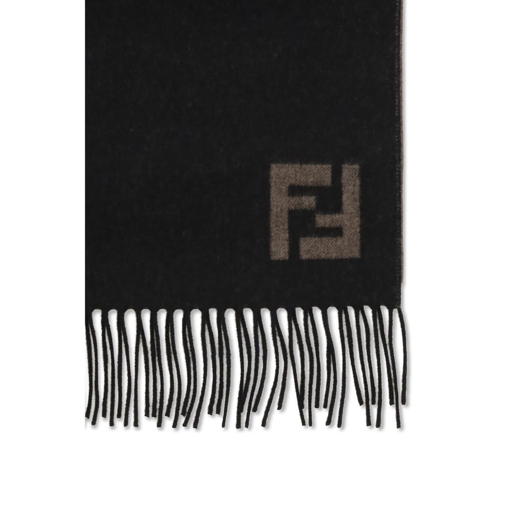 Black Wool Scarf