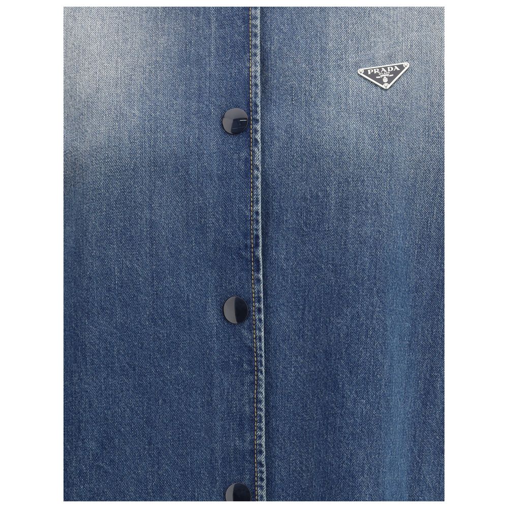 Blue Cotton Denim Jacket