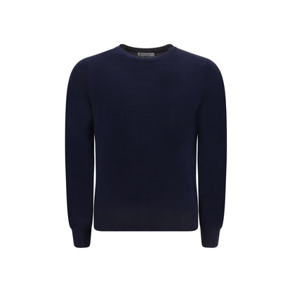 Blue Fleece Wool Sweatshirt
