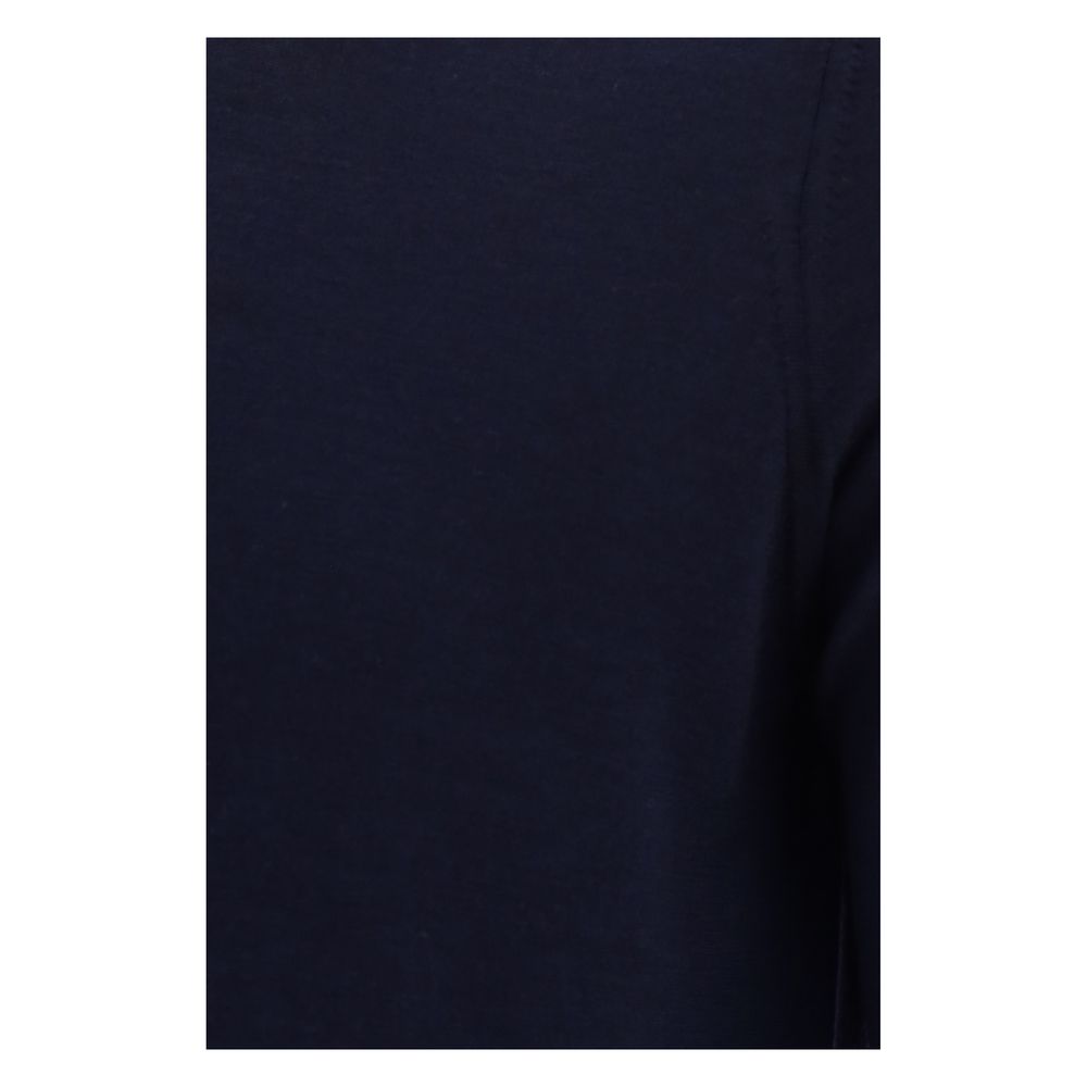 Blue Fleece Wool Sweatshirt