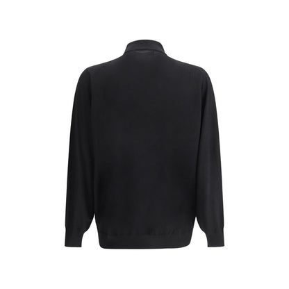 Black Cashmere Dress Shirt