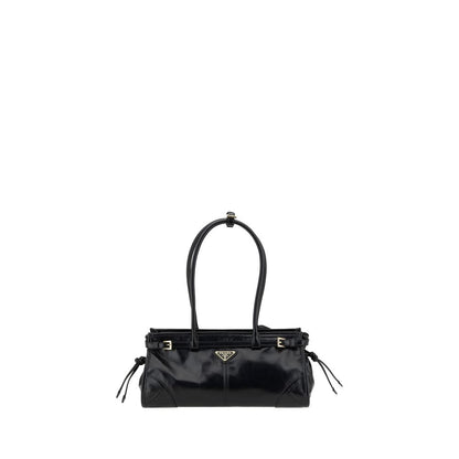 Black Calf Leather Bos Taurus Shoulder Bag