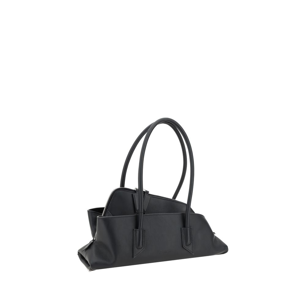 Black Calf Leather Bos Taurus Shoulder Bag