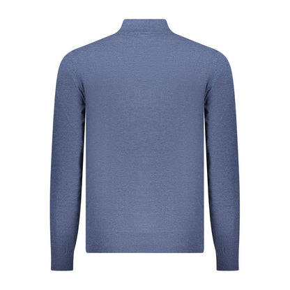 Blue Polyester Sweater